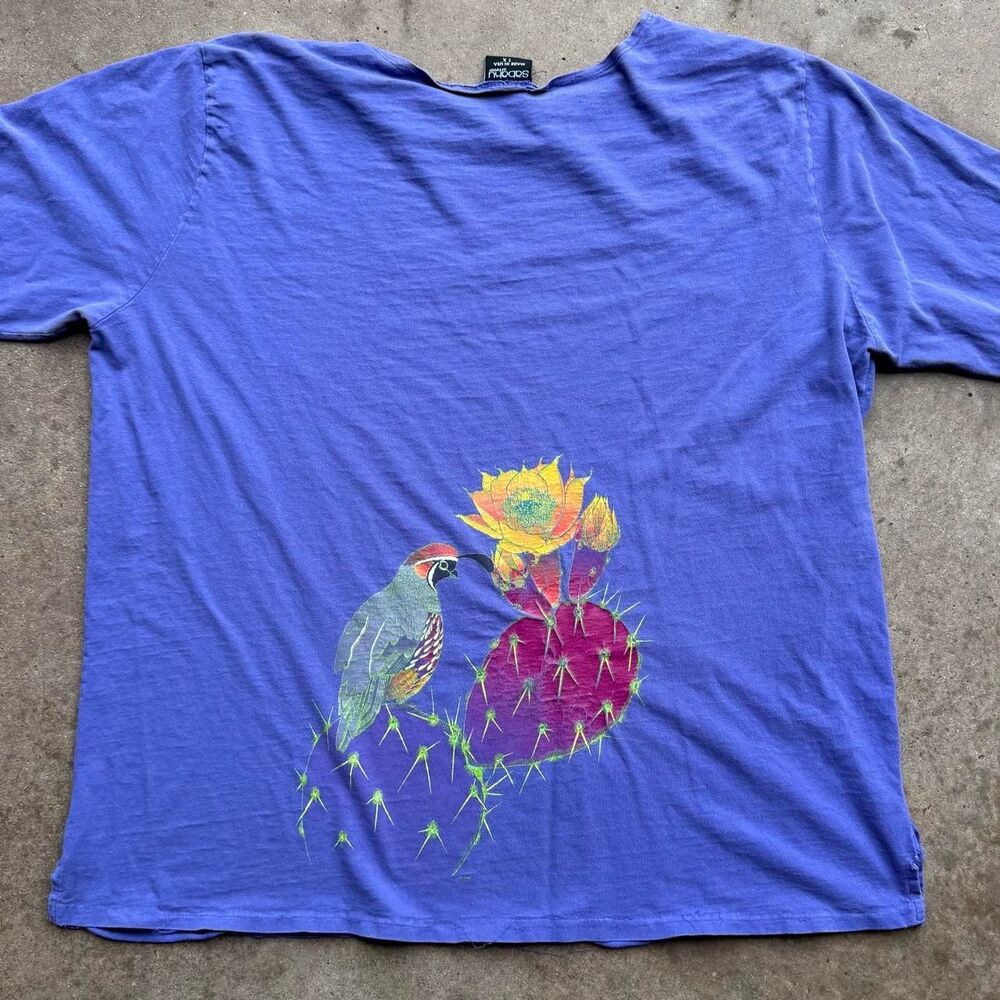 Unbranded Men's Purple and Blue Shirt